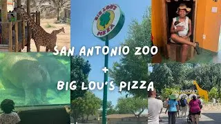 San Antonio Zoo + Big Lou&rsquo;s Pizza | Family Vacation Day 6 | Traveling with 2 under 2