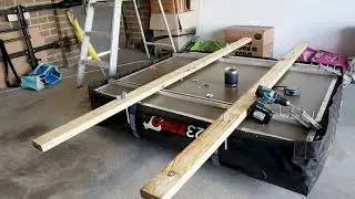 How to store a Rooftop Tent EASILY in your garage - Cheap camping COVID lockdown project!