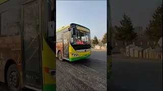 China Xixiang 🇨🇳 Yutong New Energy Electric Bus on the Street｜中国西乡县街头，宇通新能源电动公交车