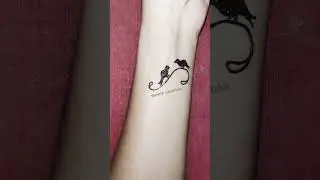 Love birds tattoo mehandi design #lovebirds #shortvideo #youtubeshorts #shorts