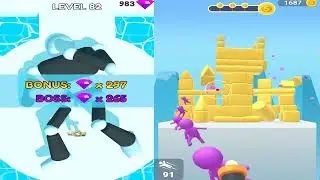 Tall Man Run VS Count master: Crowd Runners 3D