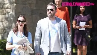 Ben Affleck & Jennifer Garner Attend Easter Sunday Church Service After Filing For Divorce 4.16.17