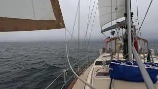 Drab Sailing Along Isle Royale on Lake Superior - McCargoe Cove to Washington Harbor