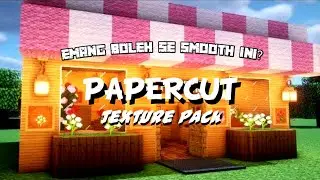 PAPERCUT-OUT TEXTURE PACK TER SMOOTH!!-texture pack mcpe 1.20-shaders mcpe 1.20