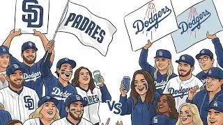 Sketch comedy: Dodger fans and Padres fans before tonight's game #dodgers #padres #sketchcomedy