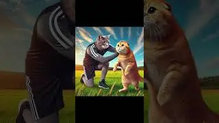 AI Cat wins Marathon at the Olympics #shorts #AI #AIart #aianimation #motivation #challenge