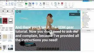 Roblox updated ODM gear tutorial