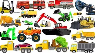 Alat berat konstruksi | Truck, Bulldozer, Excavator, Loader, Amphibious, Forklift, Road Roller, Rake