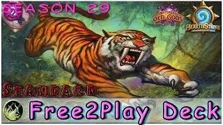 Hearthstone | Anymoment's Free 2 play Tiger Rogue Deck & Decklist | STANDARD | VERY cheap