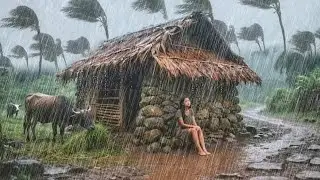 This IS Himalayan Village During The Rainy Day | Most Relaxing | All season Compilation Video 