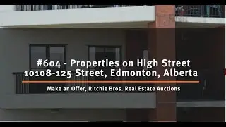 Residential Condominium for sale in Edmonton, AB. Bidding closes on August 2023.