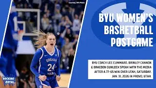 Wome's Basketball | BYU vs. Utah | Lee Cummard, Brinley Cannon, Braeden Gunlock