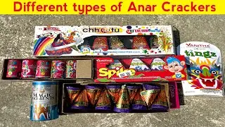 Testing different types of anar Crackers  | Testing diwali Crackers  | Diwali Crackers 2023