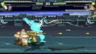 Alien vs Predator M.U.G.E.N - Alien Defender vs General Bush