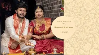Hemanth Manasa's House Warming Highlights in 4K || SusmitOgraphy || Dallas,TX