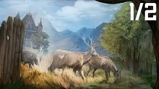 Epic Fantasy Forest Digital Environment Heavy Photobash Concept Art Affinity Photo 1/2