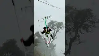 ROPE BIKE SNAPS MID-AIR 😱#shorts