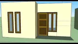 TUTORIAL CARA MEMBUAT DESAIN RUMAH SEDERHANA DENGAN APLIKASI SKETCHUP ( PART 2)