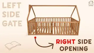 Assembly Model 6/17 75x38 in Floor&Slats  Options:  Left side gate, Right side opening