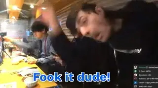 Ice Poseidon Does The Arm Thing in a Japanese Restaurant!