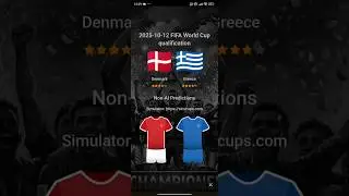 Denmark vs. Greece: 2025-10-12 FIFA World Cup qualification | Prediction and Preview