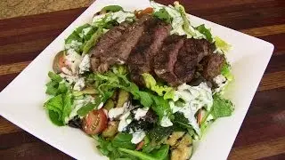 Grilled Ribeye Steak & Veggie Salad featuring Greensbury Market Meat & Seafood