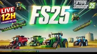 🔴LIVE FS25  10H-14 SOLO A 14h-18h -ENSILAGE-18H-22H MULTI#PS5