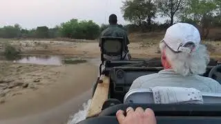 Crossing the Sand River Idube/Sabi Sands 9.18.24