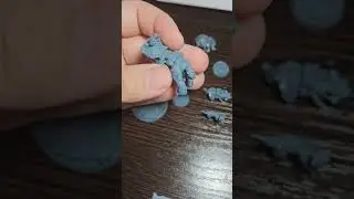 Результат печати на смоле от  ELEGOO 8к часть 2 #3d #3дпечать #миниатюра