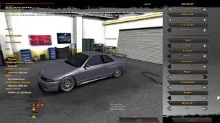 CRC 2005 - Custom Garage (Car selection screen)