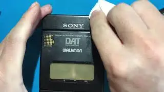 Sony TCD D3 middle frame skin coating removal and acrylic polishing of upper cover screen (end)