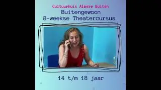 BuitenGewoon Theatercursus  jongeren 14-18 jaar