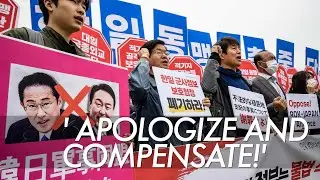 Forced labor compensation and US-led military bloc rejection: S. Koreans protest Kishida visit