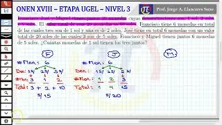 ONEM XVIII - ETAPA UGEL - NIVEL 3