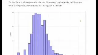 On The Probability Of Large Rocks From Space!