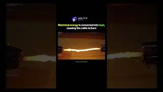 Electric Current Melts Metal 🔥