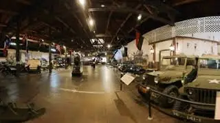 Insta 360 Video Texas Military Forces Museum Main Hall. Camp Mabry Austin Texas.