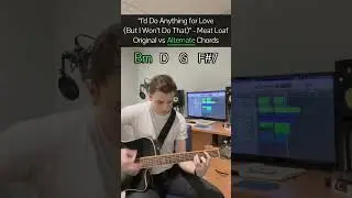 &ldquo;I&rsquo;d Do Anything For Love (But I Won&rsquo;t Do That)&rdquo; Original vs Alternate Chords | Romeo Music #shorts