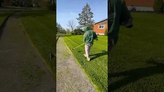 viral.🫰🏾#greenindustry #lawncare #satisfying #edging #sololawncare #oddlysatisfiying #stihl #viral