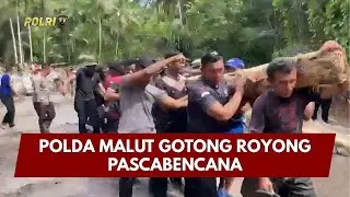 PRESISI UPDATE: POLDA MALUT GOTONG ROYONG PASCABENCANA 14/01/26 (19.30)