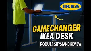 IKEA RODULF Sit/Stand Desk SETUP & REVIEW | Ergonomic Office Upgrade Guide