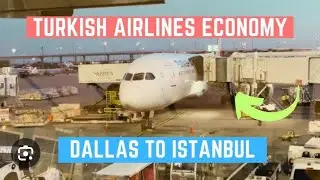 Turkish Airlines: Istanbul Airport to Dallas Airport USA food 🍱 reviews 