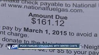 Working poor struggling with winter bills