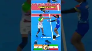 3rd Asian Youth Games &ndash; Kabaddi Finals 🏆It&rsquo;s India 🇮🇳 vs Iran 🇮🇷 in  gold medal 🏅 🇮🇳 boys Sections