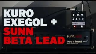 Sunn Model T Preamp pedal into a vintage Sunn Beta Lead - Kuro Custom Audio Exegol