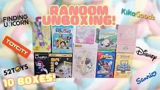 Random Mysterybox Unboxing!  KIKAGOODS, SANRIO, F.UN, 52TOYS, Disney! @KikaGoods Collection @Yuka Monsters - יוקה ומפלצות