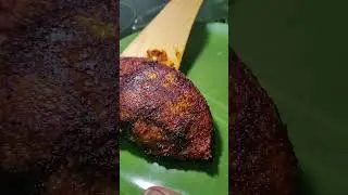 Vanjaram Fish Fry 🐠 with sudu Kanji 🤤 #shorts #fish #food
