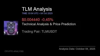 TLM (TLMUSDT) Technical Analysis - Price Prediction & Buy or Sell October 04, 2025