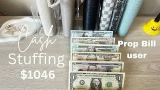 Cash Stuffing $1046| June week no.5|Sinking Funds|Saving Challenges| #cashstuffwithme