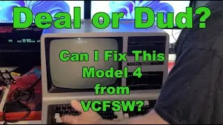 TRS-80 Model 4 Part 1: Inspection, Cleaning, RIFA Replacement #septandy